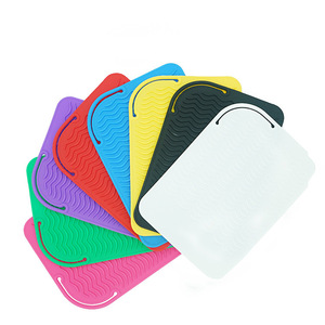 <span class=keywords><strong>Silicone</strong></span> uốn sắt Pad CuộN thoát nước Thẩm mỹ viện chịu nhiệt Mat OPP Túi tùy chỉnh cổ điển <span class=keywords><strong>Silicone</strong></span> mat công cụ tóc nóng - Product Image 2