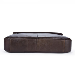 fábrica de cuero de vaca de los hombres bolsas de ordenador portátil maletín bolsos baratos importados de China al por mayor - Product Image 4