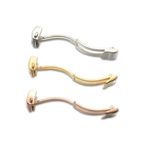 18Mm 20Mm Đồng Hồ Khóa Thép Không Gỉ Ban Nhạc Đồng Hồ Phụ Kiện Cho T-G Heue Gấp Kim Loại Clasp Nhà Máy Trực Tiếp Bán - Product Image 6