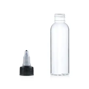 Manufacturer plastic colorful water bottle pointed mouth caps for sale 30ml 50ml