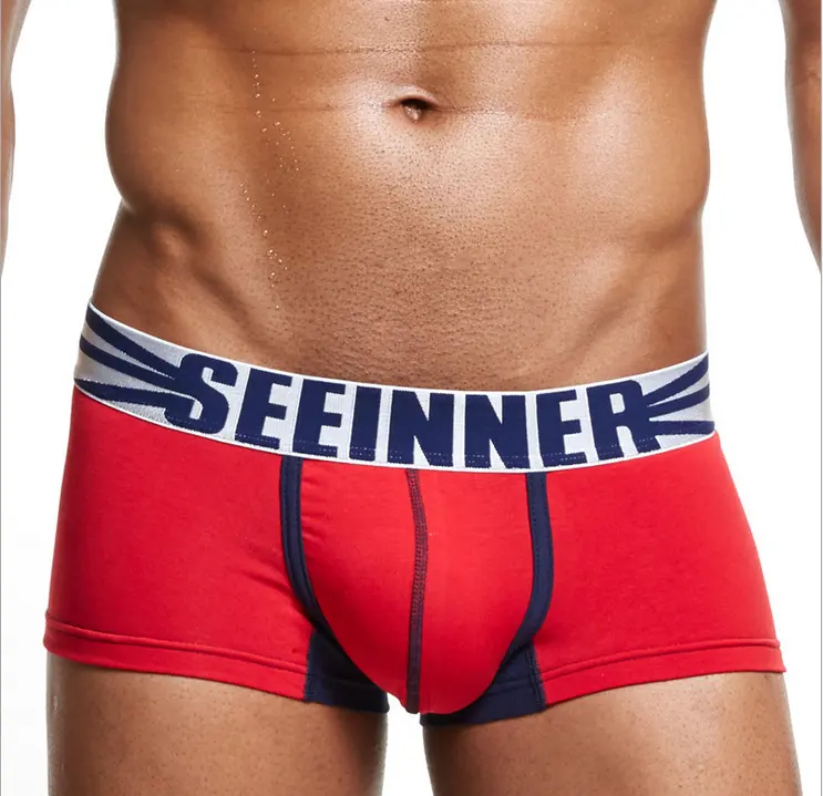 Neueste Stil Billige Kundenspezifische Boxer ihre eigenen männer Boxer Slips Unterwäsche