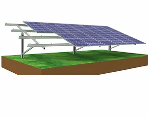 5kw 태양 전지판 알루미늄 지상 설치 체계 태양 전지판 홀더