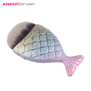 <span class=keywords><strong>Moins</strong></span> <span class=keywords><strong>cher</strong></span> arc-en-gradient poignée sirène <span class=keywords><strong>maquillage</strong></span> brosse - Product Image 3