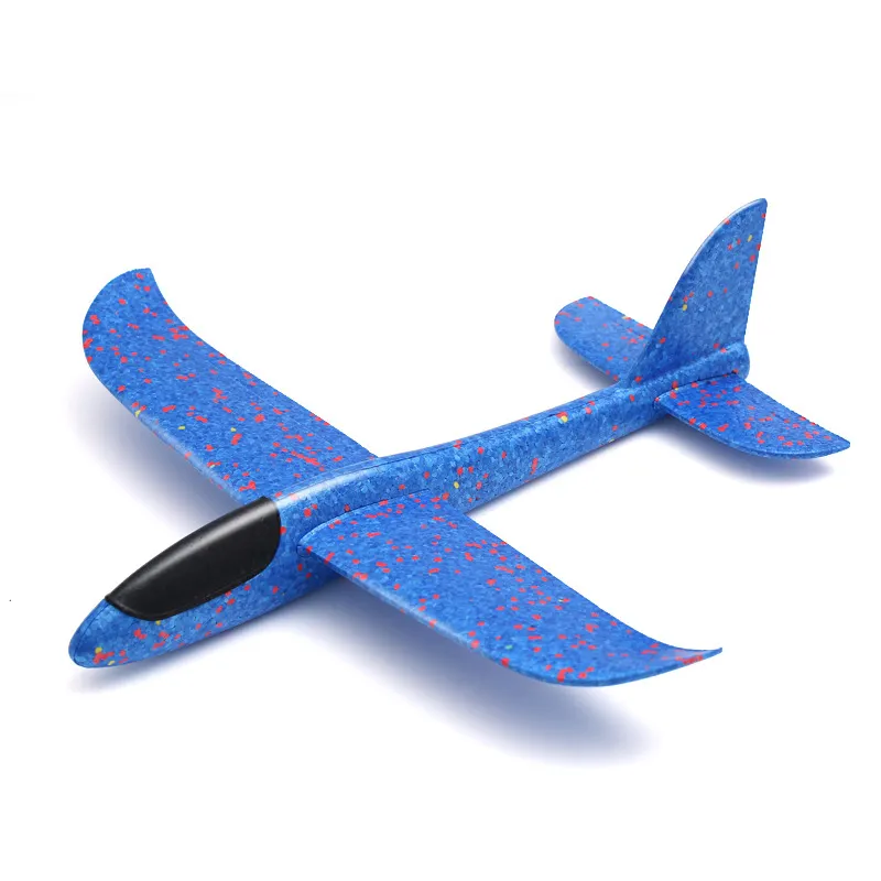 ของเล่นเครื่องบินของเด็ก,โมเดลเครื่องบินโฟมแบบขว้างด้วยมือของเล่นร่อนร่อนกลางแจ้ง EPP ทนต่อการฝ่าวงล้อม