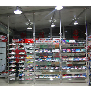 पुरुषों और महिलाओं ड्रेस प्रदर्शन रैक धातु कपड़े हैंगर स्टैंड रैक खुदरा दीवार पर चढ़कर कपड़े रैक कपड़ों की दुकानों प्रदर्शन खड़े हो जाओ - Product Image 2