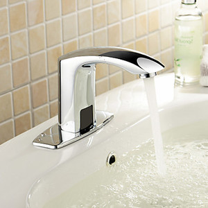 Cuenca del <span class=keywords><strong>grifo</strong></span> de cromo acabado fría <span class=keywords><strong>grifo</strong></span> del fregadero <span class=keywords><strong>con</strong></span> el <span class=keywords><strong>sensor</strong></span> automático - Product Image 3