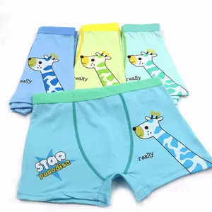 Baby Boys summer shorts lovely Boxers briefs print cute cartoon animal Underpants kids Cotton Panties underwear