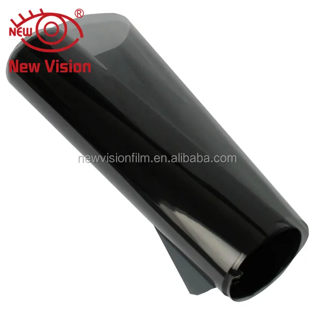 Brezilya pazarı pelicula 1.52*300 m/600 m siyah 1 kat cam renkli parlama önleyici araba pencere SRC insulfilm