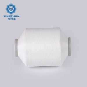 Cina fabbrica all'ingrosso <span class=keywords><strong>poliammide</strong></span> pieno opaco bianco DTY <span class=keywords><strong>Nylon</strong></span> 6 filati intrecciati per cavo elastico - Product Image 5