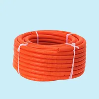 25mm PVC-Wellrohr, orange farbenes Kunststoff rohr, flexibles Kunststoff rohr