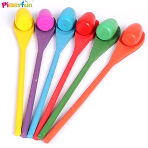 Jeu de relais amusant pour enfants en plein air, course aux œufs et cuillères en bois, jouets d'activités AT12147 - Product Image 2