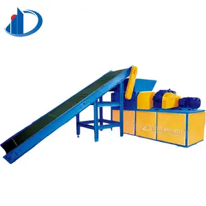Cryogenic Cracker Mill Small Scale Powder Rubber Crusher Used Tyre Shredder Equipment Line Waste Tire Recycling Machine Prices