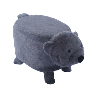 Modern oturma odası mobilya ev dışkı ve osmanlı ayı hayvan ahşap bacak tabure hayvan şekillendirme osmanlı - Product Image 2