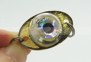 Mini luz de pesca LED de 3 cm, 5 colores, forma de ojo bajo el agua, cebo de pesca de calamar - Product Image 2