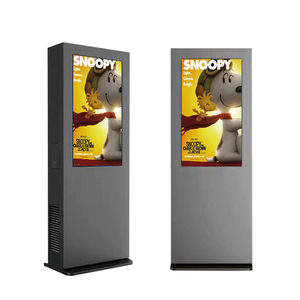 Kiosco de Señalización Digital de 55 Pulgadas con Pantalla LCD de Alto Brillo, 4K <span class=keywords><strong>Ultra</strong></span> HD, para Publicidad en Interiores de Centros Comerciales - Product Image 1