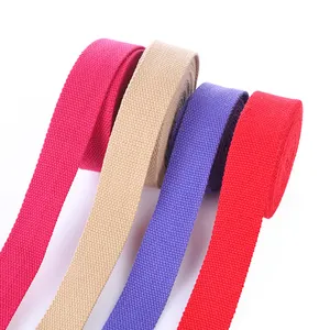 thick organic cotton webbing for bag straps