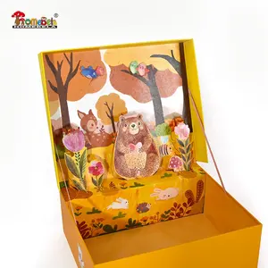 Yeni!!! 3D hediye kutusu ekran çocuklar oyuncak ambalaj veya kadınlar hediye paketleme