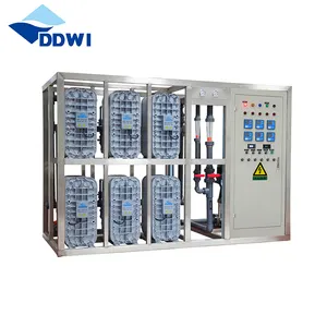 DDWI 30 T/H Sistema de EDI Electrodeionization Deminerilized agua