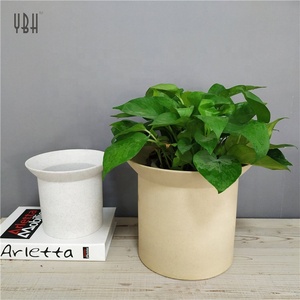 Personalizado precio barato ronda gres jardín decoración suculentas ollas/de cerámica maceta de bonsai - Product Image 6
