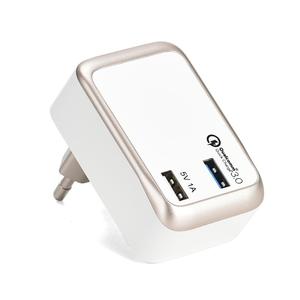 2017 Qualcomm carga rápida 3.0 2.0 5v1a con QC 3.0 dual USB Travel QC 3.0 cargador de pared - Product Image 5