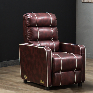 Chaise de cinéma contemporain, chaise de cinéma en cuir PU inclinable, <span class=keywords><strong>chaises</strong></span> de cinéma avec porte-gobelet, livraison gratuite - Product Image 6
