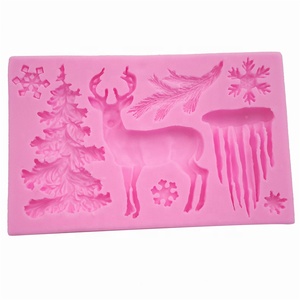 <span class=keywords><strong>Stampo</strong></span> in Silicone per Fondente a Forma <span class=keywords><strong>di</strong></span> Alberi <span class=keywords><strong>di</strong></span> <span class=keywords><strong>Natale</strong></span>, Renne e Cioccolatini per Decorazioni Torte - Product Image 4