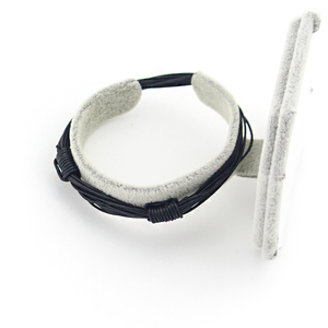 Pulsera de Cuero Negro de Diseño Retro Simple con Motivos de Películas Sobrenaturales para <span class=keywords><strong>Hombre</strong></span> - Product Image 5