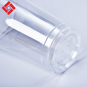 Desechables de plástico frío de jugo de bebida burbuja Boba ensalada taza con tapas para oficina/Paquete de fiesta - Product Image 1