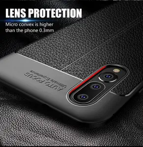 Luxury Leather PU Soft Case 에 다 대 한 Huawei P30 Pro P20 Lite 풀 Shockproof Cover 대 한 Huawei P30 P20 실리콘 TPU 범퍼 Case