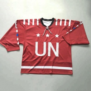 Custom practice wholesale blank hockey jersey accept your own design - Product Image 5