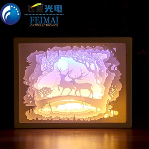 Maison Chambre <span class=keywords><strong>Lampe</strong></span> <span class=keywords><strong>de</strong></span> Table Veilleuse 3D Lumière Ombre Papier Sculpture <span class=keywords><strong>Lampe</strong></span> <span class=keywords><strong>De</strong></span> <span class=keywords><strong>Chevet</strong></span> Cadre <span class=keywords><strong>Photo</strong></span> Veilleuse - Product Image 6