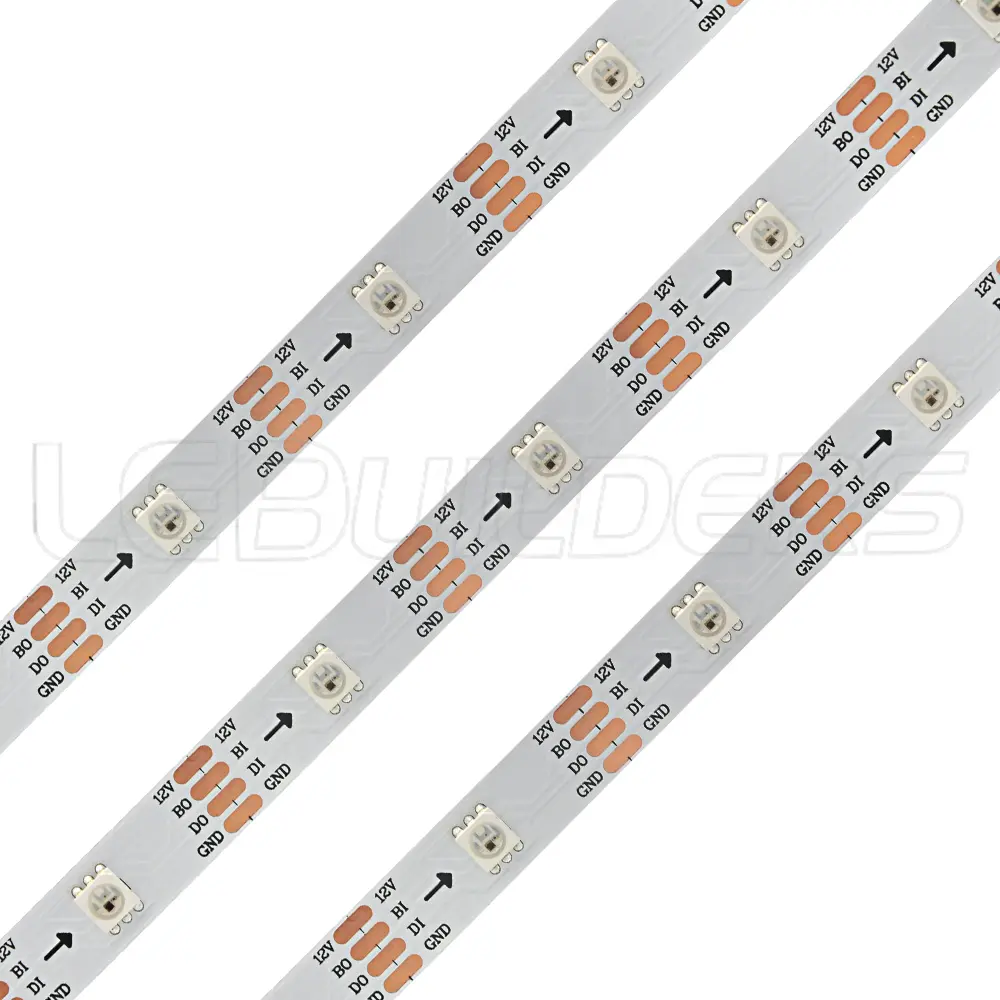WS2815 RGB Flex digital LED Strips breakpoint resume with double signal line transmission