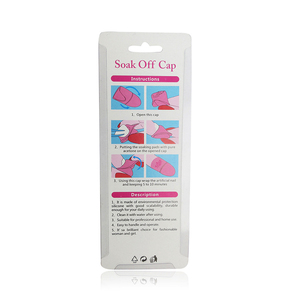 Atacado Reutilizável Nail Art Soak Off Clips Cap Gel UV Polonês Removedor Envoltório de Silicone Gel Nail Polish Soak Off Cap - Product Image 5