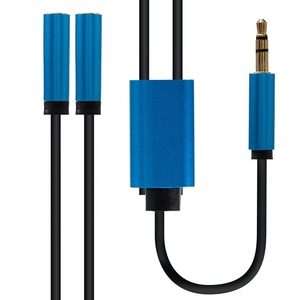 Aux óptico serie RS232 <span class=keywords><strong>Jack</strong></span> serpiente <span class=keywords><strong>3</strong></span>,<span class=keywords><strong>5mm</strong></span> de dos puertos de vídeo con Control de volumen de <span class=keywords><strong>Audio</strong></span> <span class=keywords><strong>Cable</strong></span> - Product Image 3