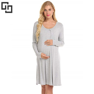 <span class=keywords><strong>Grossesse</strong></span> Vêtements De Maternité En Gros Pyjamas D'allaitement Maternité Robe Robes Simples <span class=keywords><strong>Grossesse</strong></span> - Product Image 2