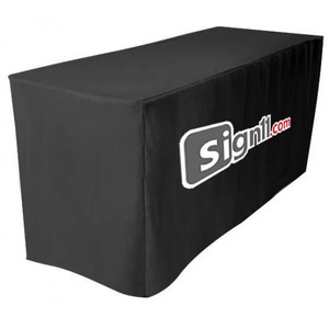 equipado cerca de espalda con cremallera 4ft 6ft 8ft promocional tejido personalizado comercio mostrar <span class=keywords><strong>mesa</strong></span> cubierta de telas - Product Image 4