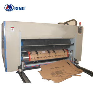 Semi-automática flexográfica ranuradora de impresión de caja de cartón corrugado de maquinaria de cartón impresora - Product Image 3
