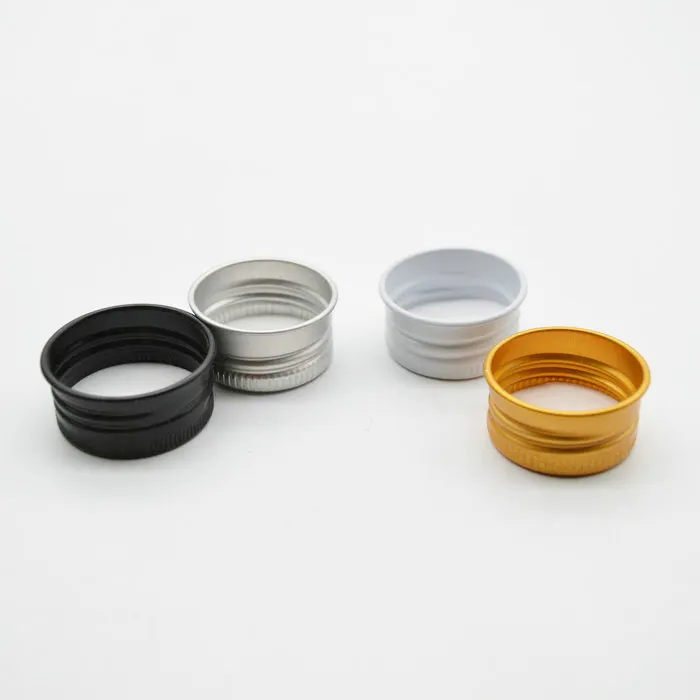 Verzegelde Aluminium Deksel 18 Mm 28 Mm Gouden Schroefdop Met Pe Liner