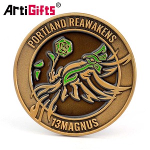 Custom Magia Souvenir Antico Ottone Antico del Metallo Placcato 2 Euro Coin - Product Image 2