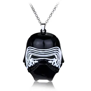 Movie Star W 7:The Force Awakens necklace members of the Dark Knight Han Solo's son Kylo Ren/Ben Solo pendant necklace