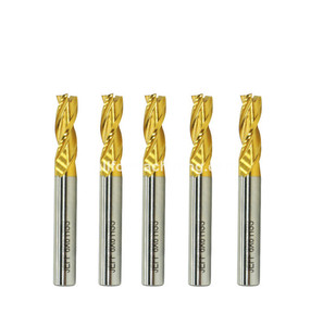 HSS End Mills 2 Sáo 3 Sáo 4 Sáo HSS-Co TiN Tráng TiCN Tráng 1Mm-25Mm HSSE End Mills - Product Image 5