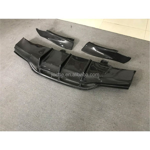 Difusor de Parachoques Trasero de Fibra de Carbono, Alerones, Divisores, Spoiler para <span class=keywords><strong>Mercedes</strong></span> Benz <span class=keywords><strong>Clase</strong></span> <span class=keywords><strong>C</strong></span> W205 C63 <span class=keywords><strong>Coupé</strong></span> C205 2 Puertas Estilo PSM - Product Image 4