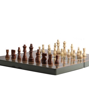 EPT-juegos de ajedrez de alta calidad, juego de mesa de madera plegable Vintage, para viajes, familia, juego de bocetos clásicos - Product Image 2