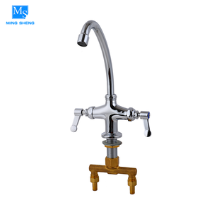 Chapado en cromo de acero inoxidable mejor utilidad sótano giratorio cocina grifo del fregadero y cocina fregadero Mezclador - Product Image 1