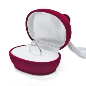Großhandel billig einzigartige Hutform Schmuck Ring Box zum Verkauf