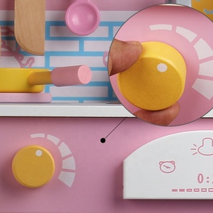 Rosa al <span class=keywords><strong>por</strong></span> mayor preescolar papel <span class=keywords><strong>jugar</strong></span> Chef de cocina de juguete para los niños - Product Image 6