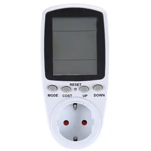 EMG-17 Germany EU Plug Household Energy Power Meter Socket for Measuring Power Voltage Current Calculating Electricity Charge