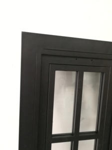 Dernière conception de fenêtre en acier bon marché et grille de fenêtre en fer de couleur noire, conception de grille de fenêtre en fer moderne pour la maison - Product Image 5