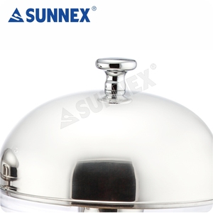 Sunnex-dispensador de exprimidor de acero inoxidable, doble cabezal, para restaurante, con contenedor de PC, dispensador de bebidas - Product Image 2