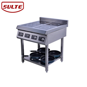 Chine Fabricant Grande Cuisinière À Induction Ventilateur Commercial Quatre Tête D'induction <span class=keywords><strong>Travail</strong></span> 3500 w * 4 - Product Image 1